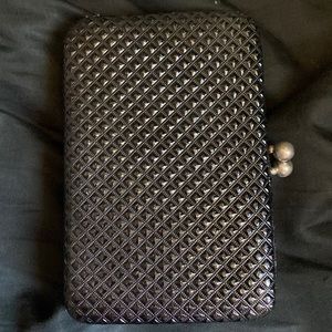 Black wallet with clasp